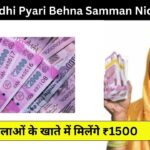 Indira Gandhi Pyari Behna Samman Nidhi Yojana:इंदिरा गांधी प्यारी बहना सम्मान निधि योजना तुरंत मिलेंगे महिलाओं के खाते में हर महीने 1500 रुपए