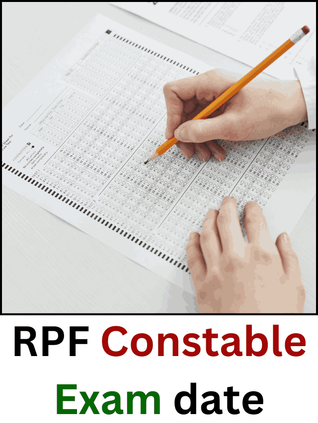 RPF Constable Exam date 2024