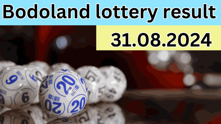 Bodoland lottery result 31.08.2024